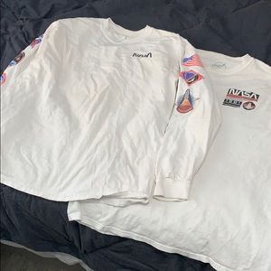 NASA TEES, WHITE, FRESH, SPACE